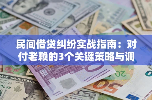 北京民间借贷纠纷实战指南：对付老赖的3个关键策略与调解盲区解析
