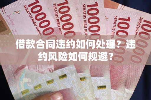 北京借款合同违约如何处理？违约风险如何规避？