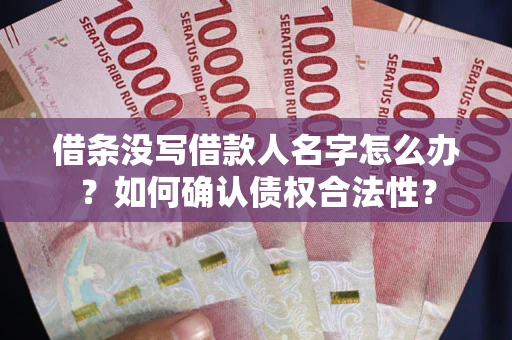 北京借条没写借款人名字怎么办？如何确认债权合法性？