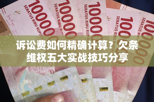 北京诉讼费如何精确计算？欠条维权五大实战技巧分享